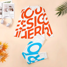 Cargar imagen en el visor de la galería, Conjunto de pijama suave con estampado para hombre ITZ Personalizado con Impresión Completa de una imagen con Foto Logo Patrón Texto