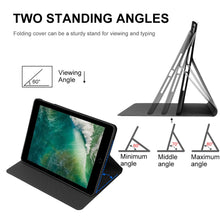 Cargar imagen en el visor de la galería, Funda protectora para iPad realizada en piel TPU personalizado con patrón foto texto