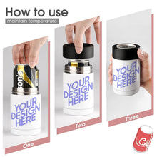 Cargar imagen en el visor de la galería, Enfriador de Latas / Botellas de Vino Agua Acero Inoxidable JJ0522205 Personalizado Impresion Completa con Foto Logo Patrón Texto