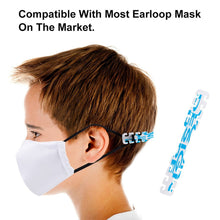 Cargar imagen en el visor de la galería, Cinturón Ajustable de Oreja Anti-Estrangulamiento de Mascarilla Infantil con Diseño Personalizado de Tu Nombre o Texto