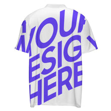 Cargar imagen en el visor de la galería, Camiseta de running de manga corta para hombre con cremallera MXLD005 personalizado con patrón foto texto