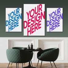 Cargar imagen en el visor de la galería, Póster Cuadro Imagen Lienzo Pintura Colgante de 3 Paneles en Combinación Vertical / Cuadro de Lienzo con Pintura de 3 paneles / Cuadros de Pared de 3 partes GY0903234 Personalizado Personalizada con Foto, Texto o Logo