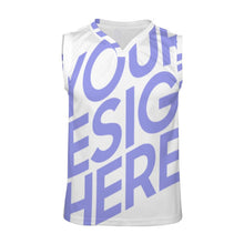 Cargar imagen en el visor de la galería, Chaleco de Baloncesto / Camiseta sin Mangas para hombre RK Personalizado con Impresión Completa de una sola imagen con Foto Logo Patrón Texto