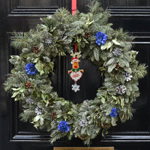 Cargar imagen en el visor de la galería, Adornos Navideños de alces Colgantes de árbol de Navidad Personalizados con Foto Logotipo Patrón Texto (Impresión Completa de Una Imagen)