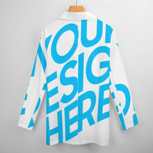 Cargar imagen en el visor de la galería, Traje / Blazer Top casual de moda para mujer NZ2205246 Personalizada con Impresión Completa de una imagen con Foto Logo Patrón Texto