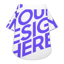 Cargar imagen en el visor de la galería, Camisas de verano para mascotas LM027 Camisa con estampado de perro y gato de estilo hawaiano transpirable fresca personalizado con patrón foto texto (impresión de imagen única)