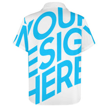 Cargar imagen en el visor de la galería, Camisa / Camiseta Manga Corta con Solapa Bolsillo para hombre B339 Personalizada con Impresión Completa de una imagen con Foto Logo Patrón Texto