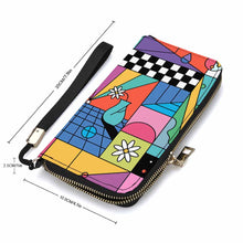 Cargar imagen en el visor de la galería, Cartera Monedero Billetera Bolsa larga de PU con cremallera para hombre y mujer (versión vertical) XB0608008 Personalizada con Foto, Texto o Logo