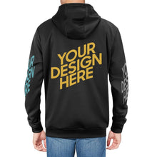 Cargar imagen en el visor de la galería, Sudadera con Estampado Moderno Informal con Capucha para Hombre FS0816183 Personalizada con Impresión de Múltiples Imágenes con Foto Logo Patrón Texto