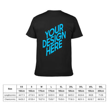 Cargar imagen en el visor de la galería, Camiseta Manga Corta Cuello Redonda Para Hombre De Algodón FS0803019 Personalizada con Impresión Trasera con Foto Logo Patrón Texto
