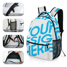 Cargar imagen en el visor de la galería, Mochila para los niños y niñas Morral A012 Diseño de imagen única Personalizada Personalizado con Foto o Mensajes de Texto