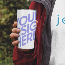 Cargar imagen en el visor de la galería, Taza de Coche / Taza Termo de Café de Acero Inoxidable 304 para Viaje JJ0520201 Personalizada con Impresión Completa de Una Imagen con Foto Logo Patrón Texto