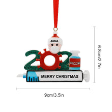 Cargar imagen en el visor de la galería, Decoración de navidad Colgante de árbol de Navidad GY0902041 Personalizada con Foto, Texto o Logo