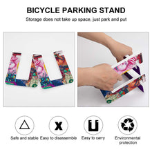 Cargar imagen en el visor de la galería, Soporte de almacenamiento para bicicleta Soporte de estacionamiento para bicicleta organizador de almacenamiento de bicicletas para interiores y exteriores QC1103005 Personalizado Personalizada con Foto, Texto o Logo
