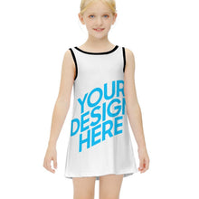 Cargar imagen en el visor de la galería, ET018 Vestido sin Mangas para Niños con Diseño Personalizado de Tus Textos o Fotos Online