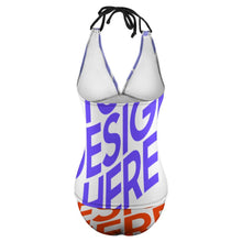 Cargar imagen en el visor de la galería, Tankini de moda verano con estampado de 2 piezas de mujer F48KA01 Personalizado con Impresión Completa de múltiples imágenes con Foto Logo Patrón Texto