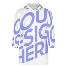 Cargar imagen en el visor de la galería, Sudadera Manta Infantil Gruesa Larga con Capucha con Forro Polar Bolsillo Grande para Niño Chico Adolescentes B412 Personalizada con Impresión Completa de Una Imagen con Foto Logo Patrón Texto