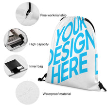 Cargar imagen en el visor de la galería, Mochila / Bolsa con cordones de deporte XB0604066 Personalizada con Impresión Completa con Foto Logo Patrón Texto