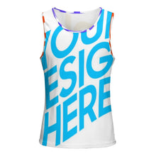 Cargar imagen en el visor de la galería, Tank Top Camiseta sin Manga para Hombre BK con Impresión Completa de múltiples imágenes Personalizada con Foto Logo Patrón Texto
