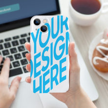 Cargar imagen en el visor de la galería, Funda para móvil iPhone 14 / 14 Plus / 14 Pro / 14 Pro Max personalizado con patrón foto texto