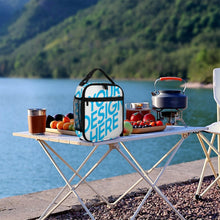 Cargar imagen en el visor de la galería, Bolsa de almuerzo aislada Bolsa de asas térmica reutilizable personalizada Impresion completa de una Imagen con Foto Logo Patrón Texto