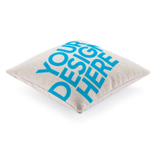 Cargar imagen en el visor de la galería, Funda de Cojín de Algodón y lino con Impresión a Una Cara de Diseño Personalizado con Tu Texto o Imagen