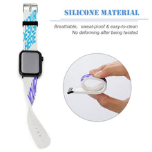 Cargar imagen en el visor de la galería, Correas para Apple Watch de silicona 3C0722001 Personalizadas impresión con Foto Nombre