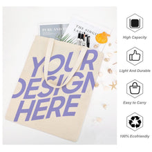 Cargar imagen en el visor de la galería, Bolsa de lona casual Big Martin 38x41CM con estampado a doble cara XB0601009 Personalizada con Foto Logo Patrón Texto