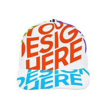 Cargar imagen en el visor de la galería, Gorra de Béisbol con Borde Plana Ajustable Snapback FS0809004 Personalizada con Foto Texto o Logo