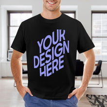 Cargar imagen en el visor de la galería, Camiseta Algodón 100% manga corta casual para hombre FS0803129 Personalizada con Impresión Frontal Trasera de dos imágenes con Foto Logo Patrón Texto