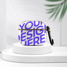 Cargar imagen en el visor de la galería, Funda protectora de auriculares para Apple AirPods 3 personalizada con texto de patrón de foto
