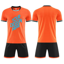 Cargar imagen en el visor de la galería, JG6319 Uniforme de Fútbol para Adultos con Diseño Personalizado Personalizada de Tus Nombres o Fotos