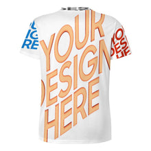 Cargar imagen en el visor de la galería, Camiseta hombre de manga corta con estampado all over OMDT01 personalizado con patrón foto texto (impresión de imágenes múltiples)
