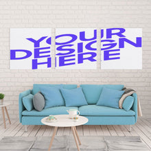 Cargar imagen en el visor de la galería, Cuadro completo de estilo cuadrado, Póster Colgante de 3 paneles, Cuadro de Lienzo, 3 partes GY0903218 Pintura de Lienzo Personalizado Personalizada con Foto, Texto o Logo