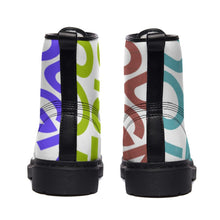 Cargar imagen en el visor de la galería, Botas altas de moda para mujer hombre Diseño Asimétrico para mujer hombre FS0812001 Personalizados con Impresión Completa con Foto Logo Patrón Texto