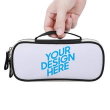 Cargar imagen en el visor de la galería, Estuche Portátil para Cosméticos de PU con Diseño Personalizado de Tu Nombre o Texto