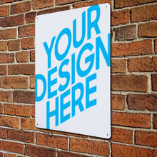 Cargar imagen en el visor de la galería, Letrero Tabla tablón Tablero Índice Logotipo de aluminio vertical(20×30cm)GY0901000 Personalizado Personalizada con Foto, Texto o Logo