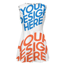 Cargar imagen en el visor de la galería, Disfraz ropa vestido de animadora uniforme para mujer personalizado con foto patrón texto (impresión de imágenes múltiples)