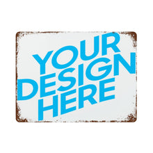 Cargar imagen en el visor de la galería, GY0903089 Pintura Colgante de Metal Horizontal (con Óxido) con Impresión UV de Diseño Personalizado con Tus Fotos o Textos