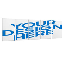 Cargar imagen en el visor de la galería, Versión Vertical 1: 2 Póster Cuadro Colgante Imagen completa 5 paneles Cuadros de pared 5 partes Pintura de Lienzo GY0903227 Personalizado Personalizada con Foto, Texto o Logo