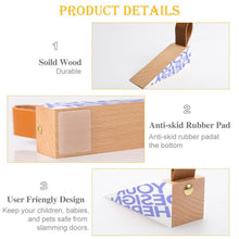 Cargar imagen en el visor de la galería, Tope de Puerta Adhesivo de Madera para Suelo JJ0529019 Personalizado Impresion Completa de Una Imagen con Foto Logotipo Patrón Texto