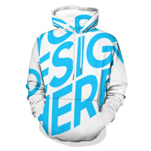 Cargar imagen en el visor de la galería, Sudadera con estampado completo de doble capa de gran tamaño FS0816115 personalizada con foto, texto o logo (imagen única)