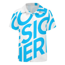 Cargar imagen en el visor de la galería, Camisa niño manga corta con bolsillo 225 personalizado con patrón foto texto (impresión de imagen única)