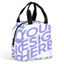 Cargar imagen en el visor de la galería, Bolsa de Almuerzo / Bolsa Térmica con Bolsillo para Exteriores Picnic Colegio Trabajo XB0602048 Personalizada Impresion Completa de Una Imagen con Foto Logo Patrón Texto