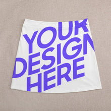 Cargar imagen en el visor de la galería, Falda Mini / Falda corta Sexy Estampado para mujer ALQ Personalizada con Impresión Completa de múltiples imágenes con Foto Logo Patrón Texto