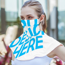 Cargar imagen en el visor de la galería, Toalla Facial Colgante de Oreja y Nariz Abierta KZ07 sin Filtro de Poliéster con Diseño Personalizado Personalizada de Tus Textos o Imágenes