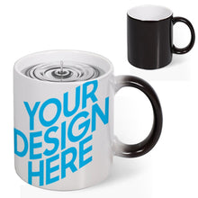 Cargar imagen en el visor de la galería, JJ0504007 Mug que Cambia de Color con Impresión Térmica de Diseño Personalizado con Tu Imagen o Nombre