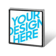 Cargar imagen en el visor de la galería, Broche Cuadrado de Adorno Insignia de Decoración con Estampado para Mujer Hombre SS1404003 Personalizado Impresion Completa de Una Imagen con Foto Logo Patrón Texto