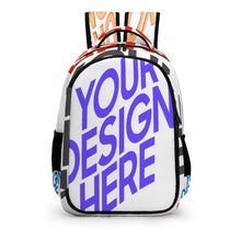 Cargar imagen en el visor de la galería, Mochila Escolar Estampada con Bolsillos Gran Capacidad para Infantil Adulto Unisex XB0604092 Personalizada Impresion Completa de Múltiples Imágenes con Foto Logo Patrón Texto