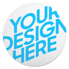 Cargar imagen en el visor de la galería, Manta Redonda Infantil para Niños Bebés con Diseño Personalizado de Tus Imágenes o Textos